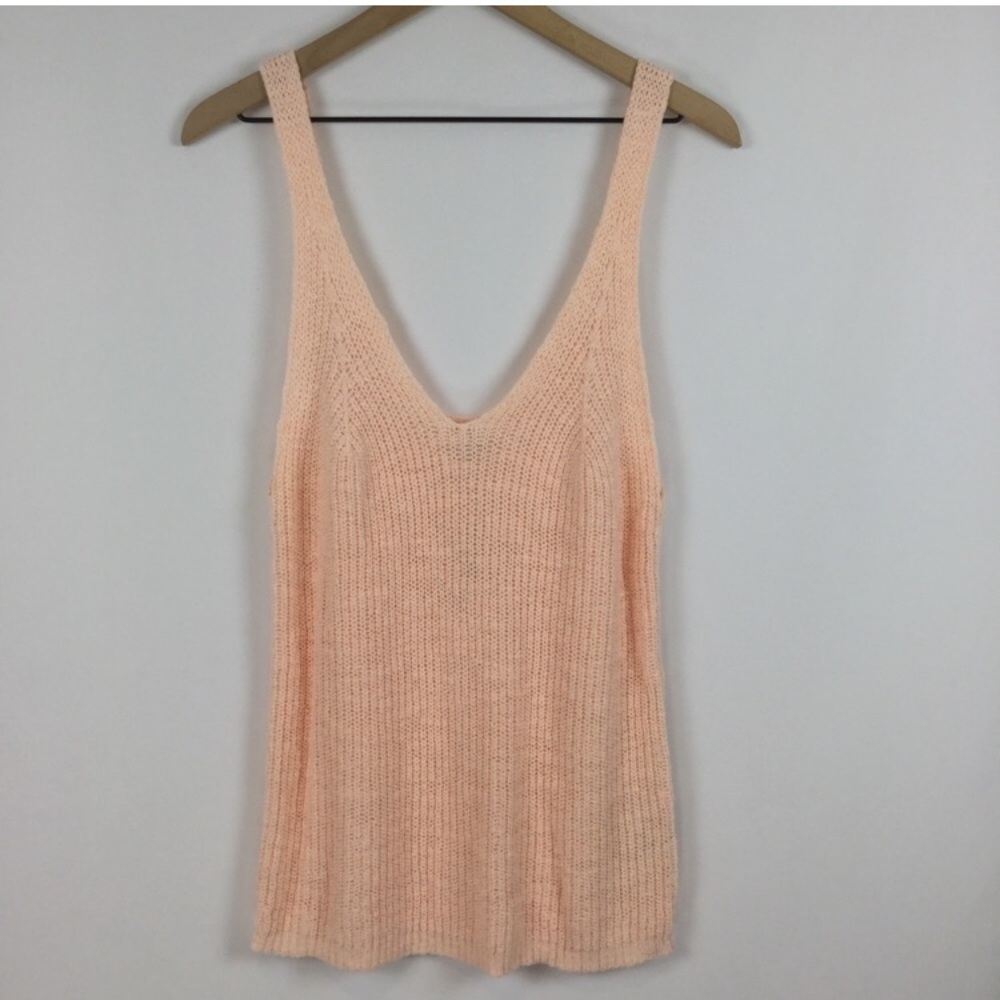 NWOT Madewell Monterey Sweater Tank in Peach
